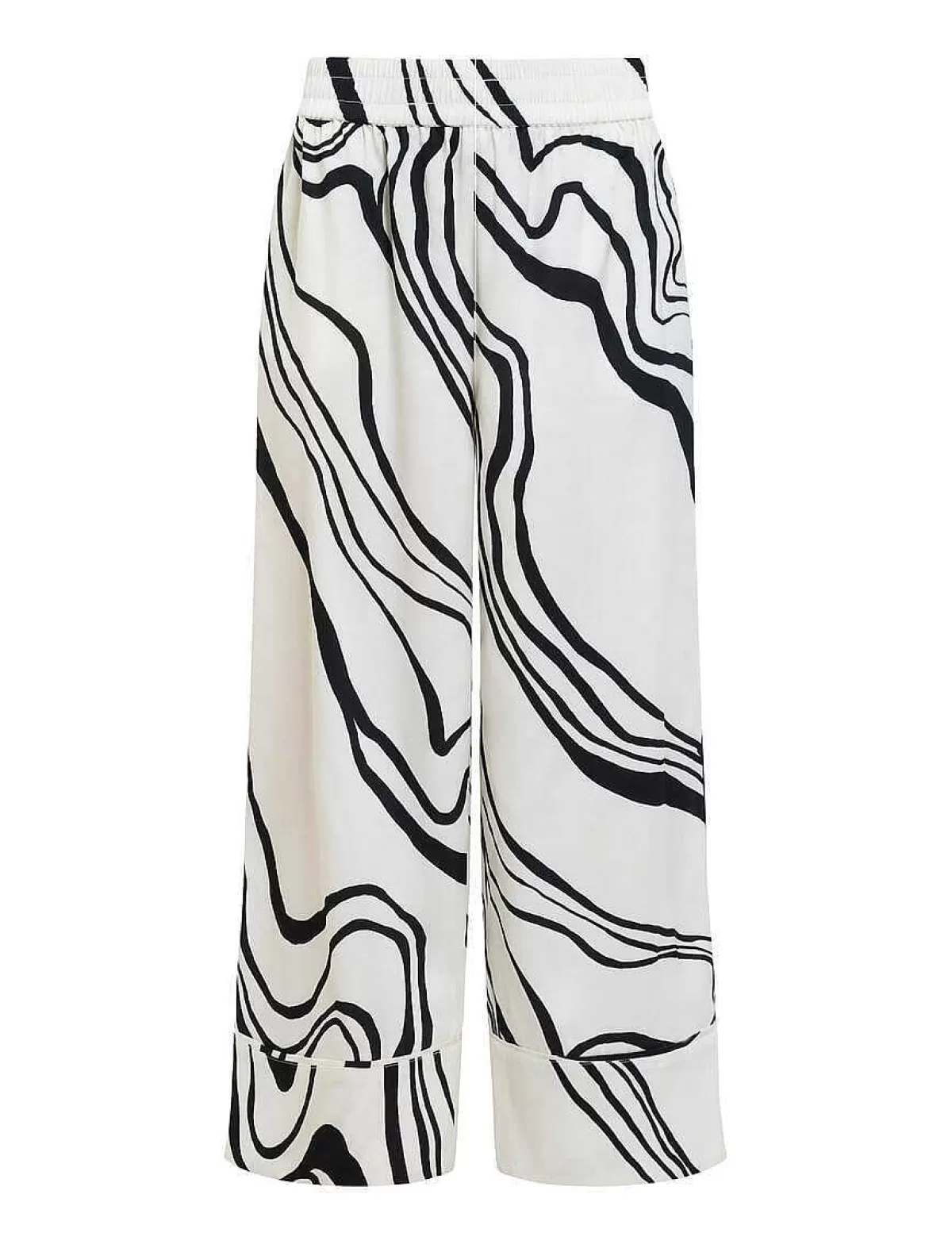 Cheap Abstract Print Pants Women Pantalones