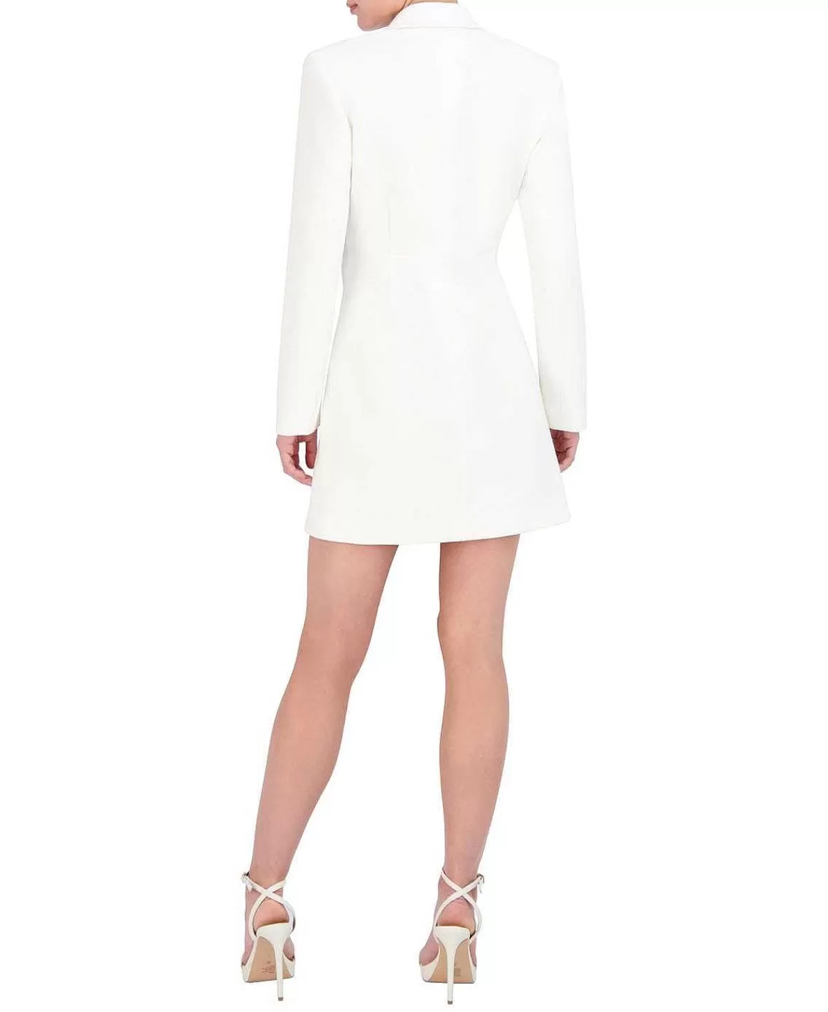 Flash Sale Drapeed Effect Blazer Dress Women Cocktail