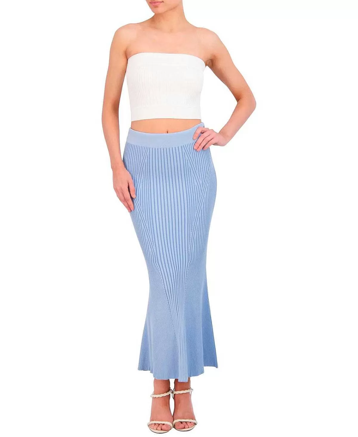 New Falda Punto Corte Sirena Women Skirts