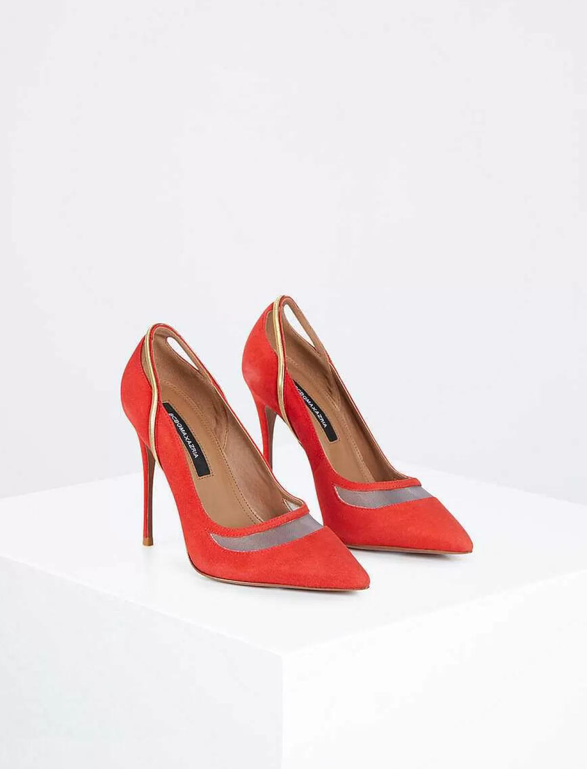 New High-Heel Shoes With Metallic Accents Women Shoes