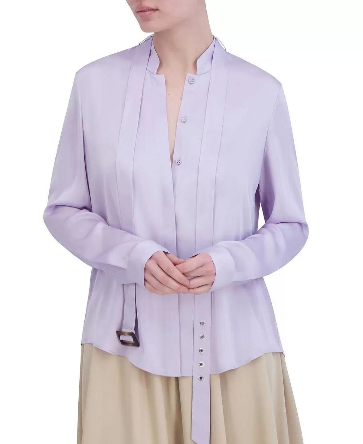 New Lazada Satina Shirt Blouse Women Tops