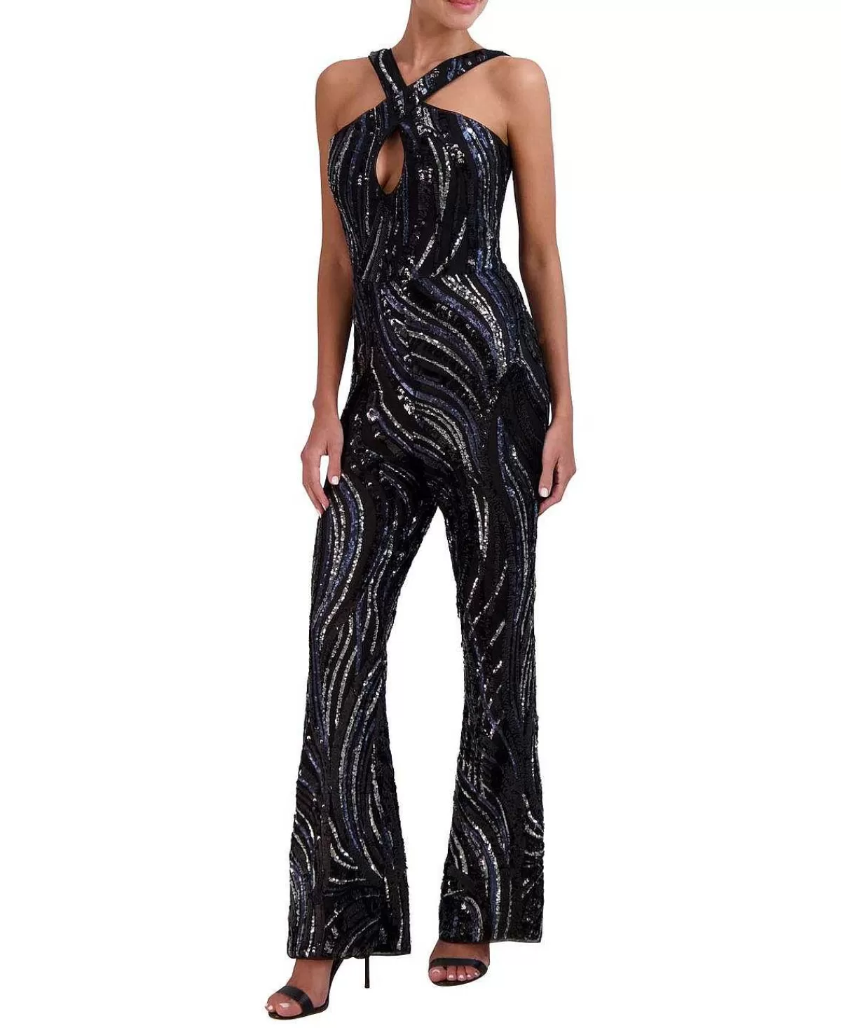 New Lentejuela Halter Jumpsuit Women Jumpsuits Rompers