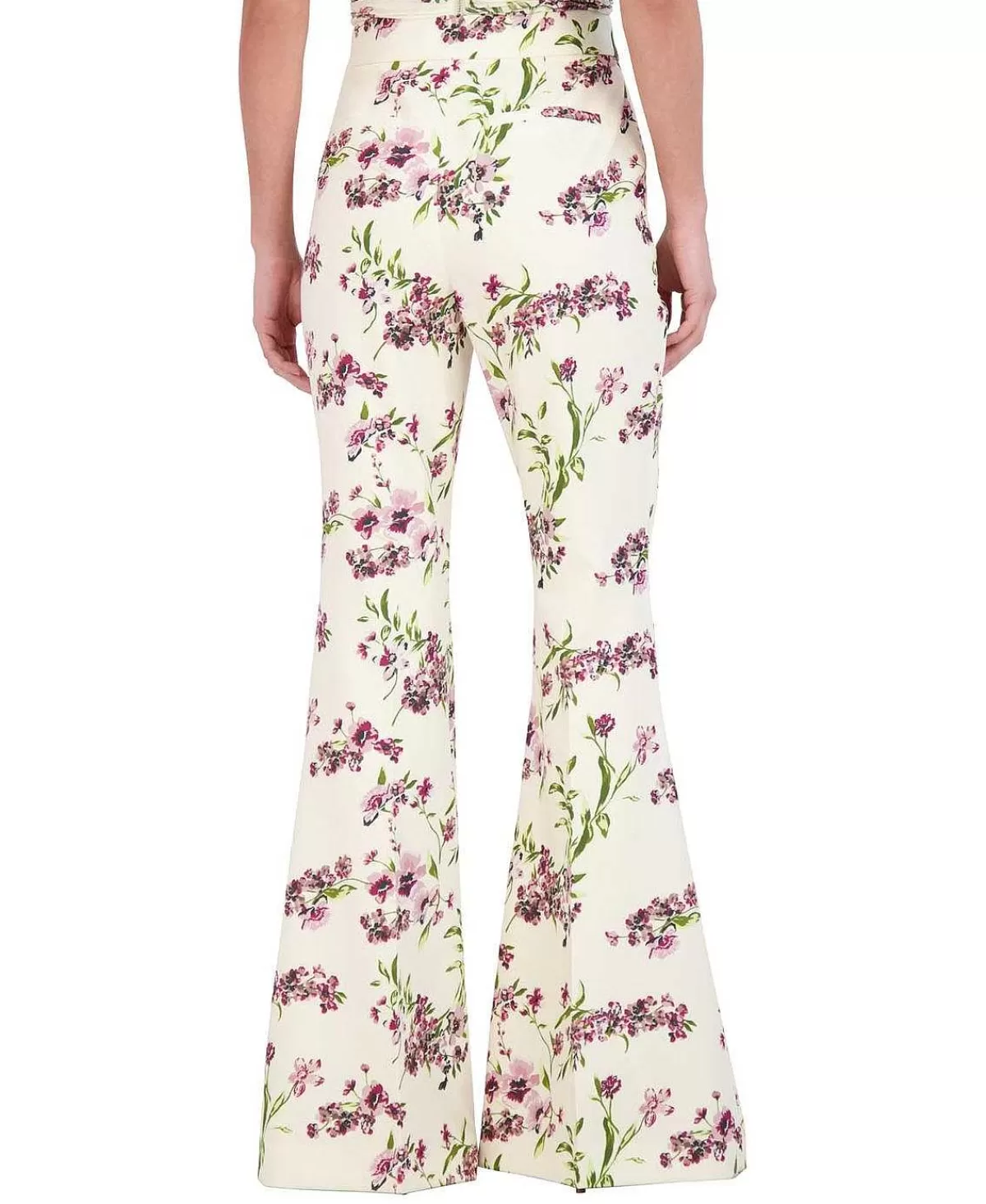 Outlet Pierna Ancha Floral Dress Pants Women Pantalones