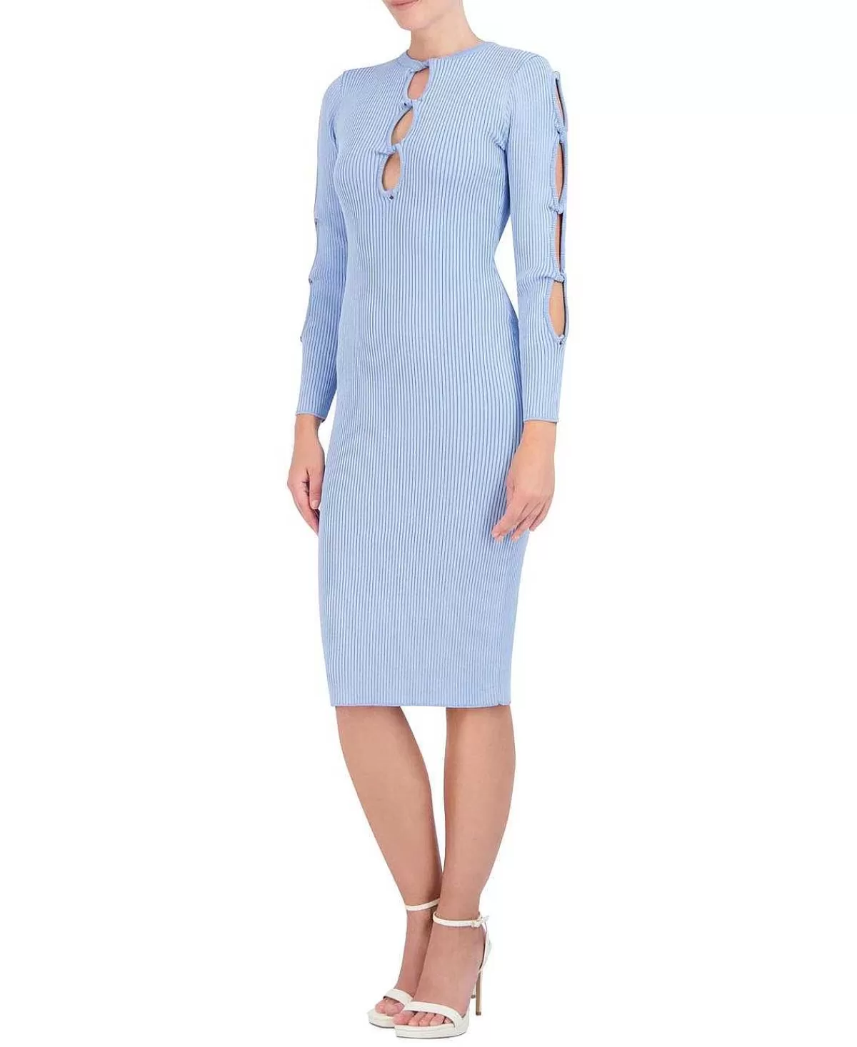 Best Punto Large Sleeve Sweater Dress Women Casual