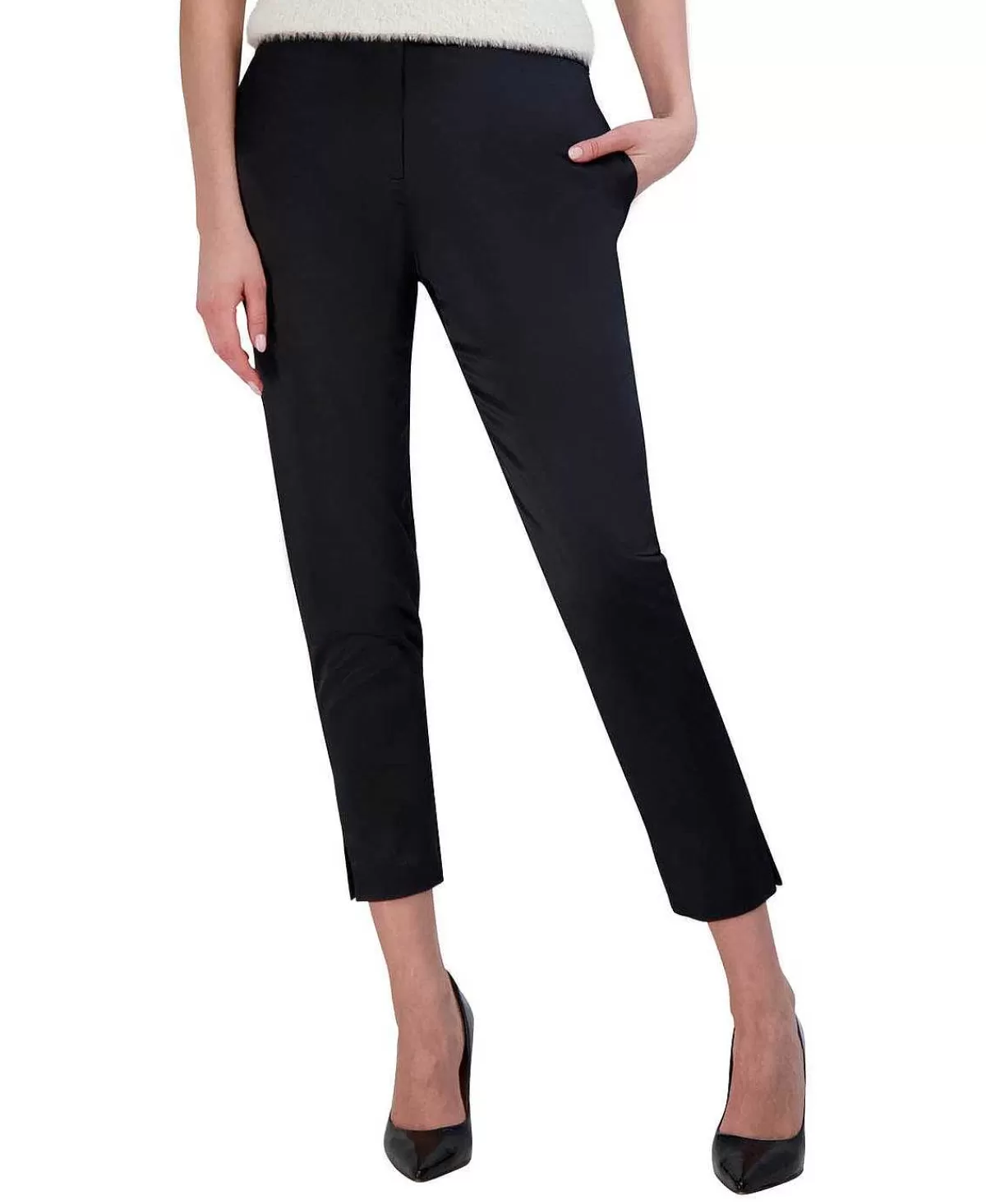 Fashion Slim Fit Satin Pants Women Pantalones