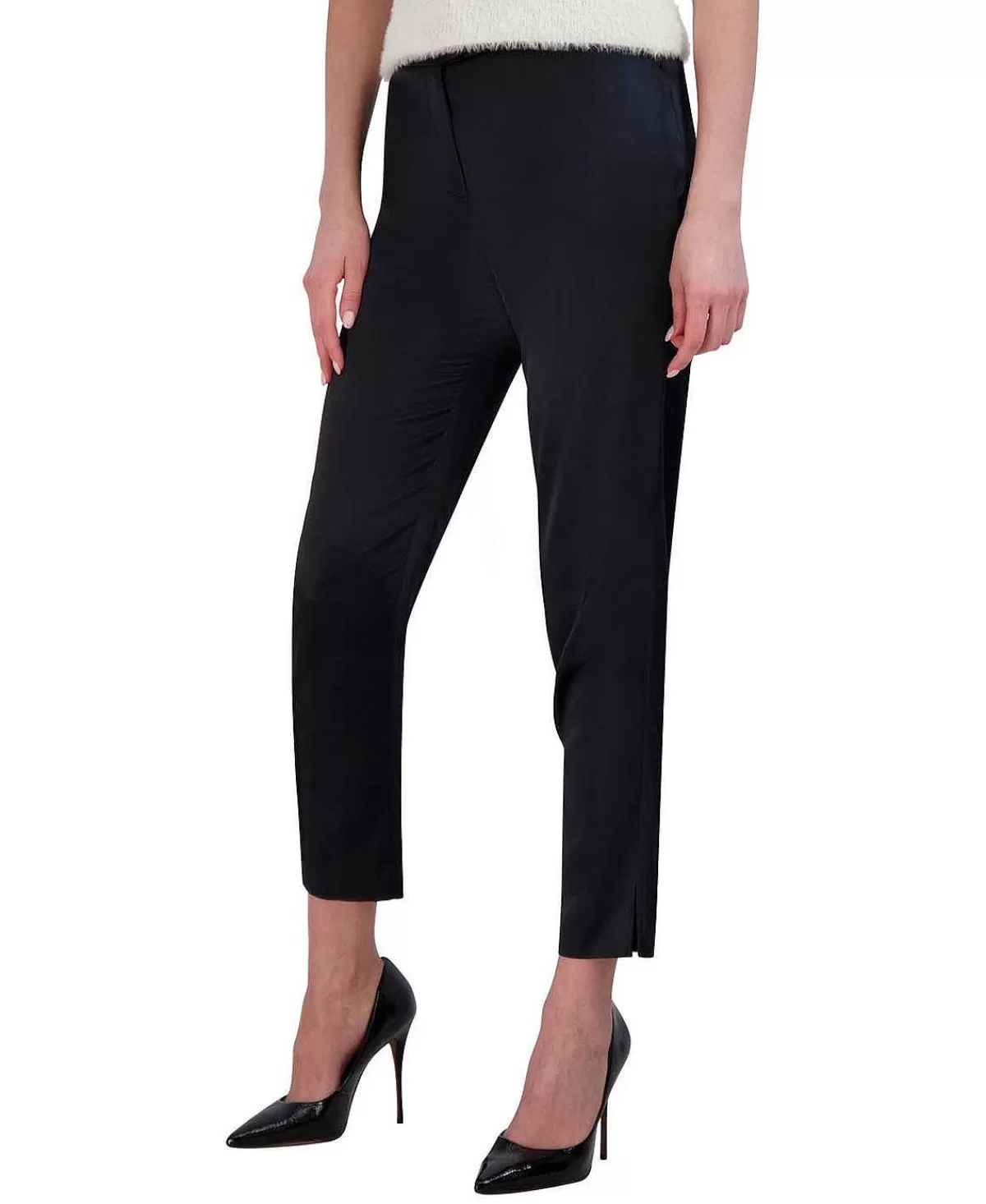 Fashion Slim Fit Satin Pants Women Pantalones